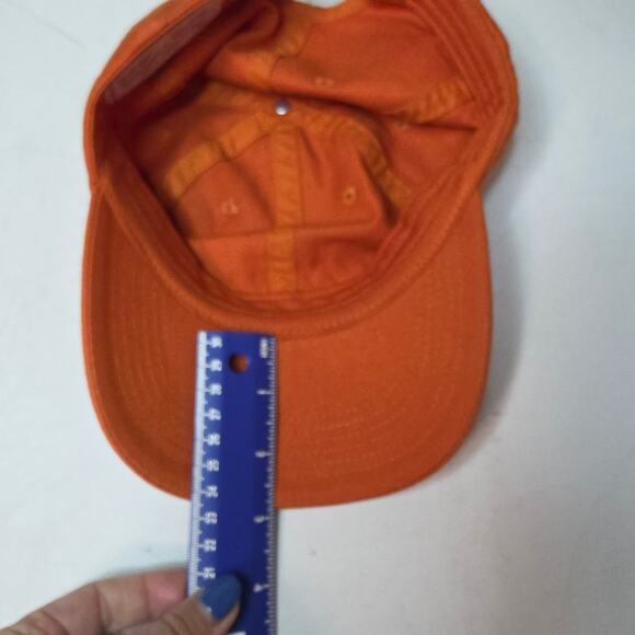 Austin Orange Hat by Frankie Jean. Austin, TX made. Rare. Unique. Stylish Texans - Picture 8 of 11